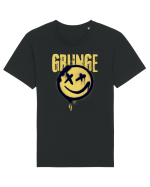 Grunge Music Smiley Tricou mânecă scurtă Unisex Rocker