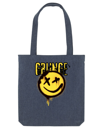 Grunge Music Smiley Midnight Blue