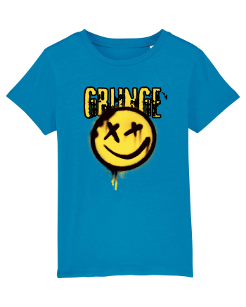 Grunge Music Smiley Azur