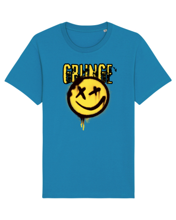 Grunge Music Smiley Azur