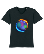 Galaxy Dragon Tricou mânecă scurtă guler V Bărbat Presenter