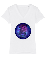 Galaxy Dragon Tricou mânecă scurtă guler V Damă Evoker