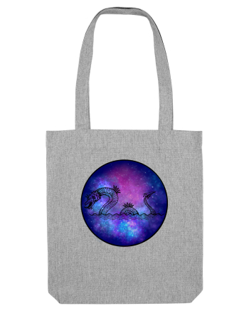 Galaxy Dragon Heather Grey