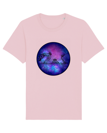 Galaxy Dragon Cotton Pink