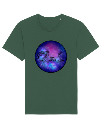 Galaxy Dragon Bottle Green