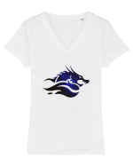 Galaxy Dragon Tricou mânecă scurtă guler V Damă Evoker