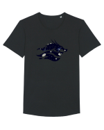 Galaxy Dragon Tricou mânecă scurtă guler larg Bărbat Skater