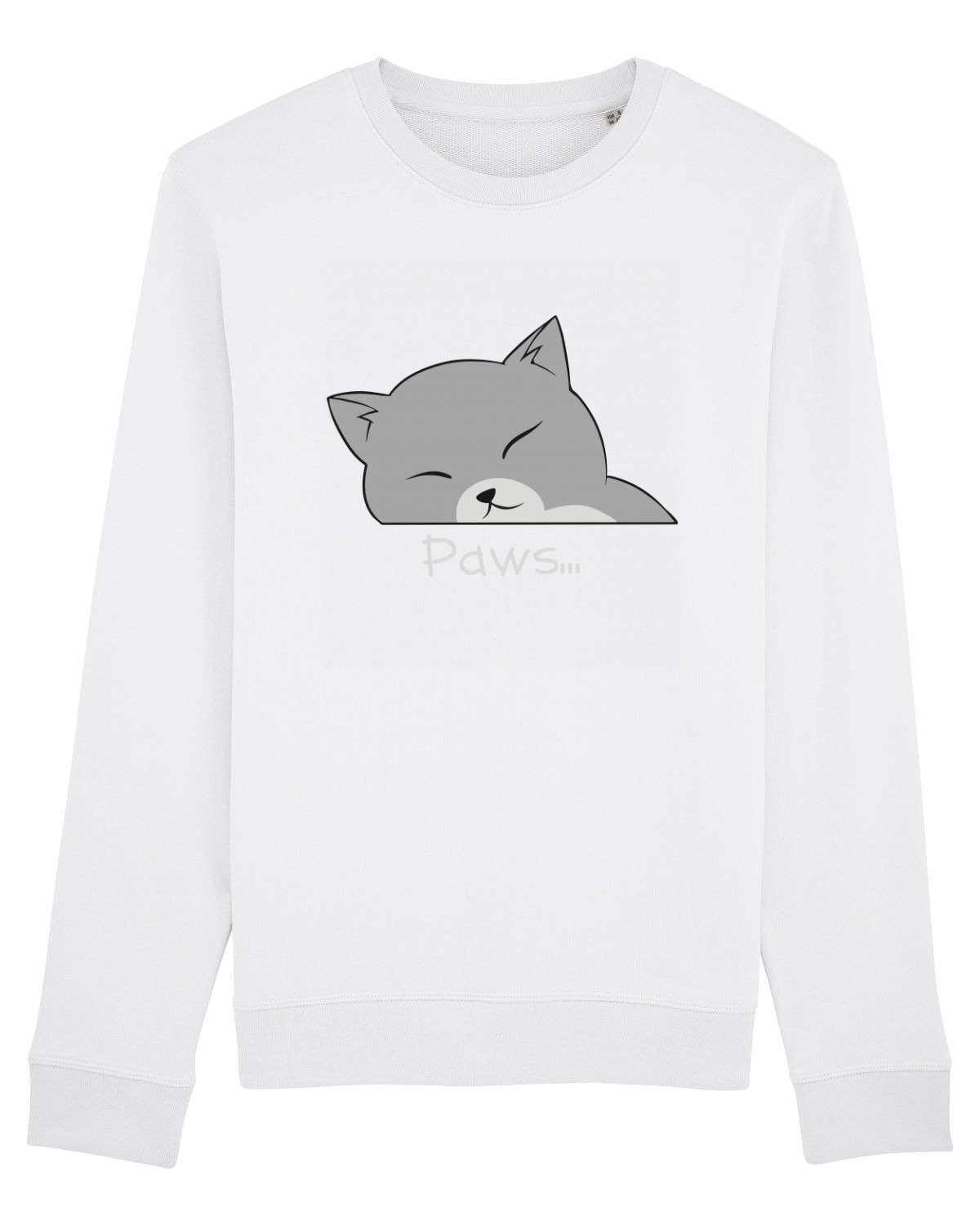 Bluză mânecă lungă Unisex Rise White