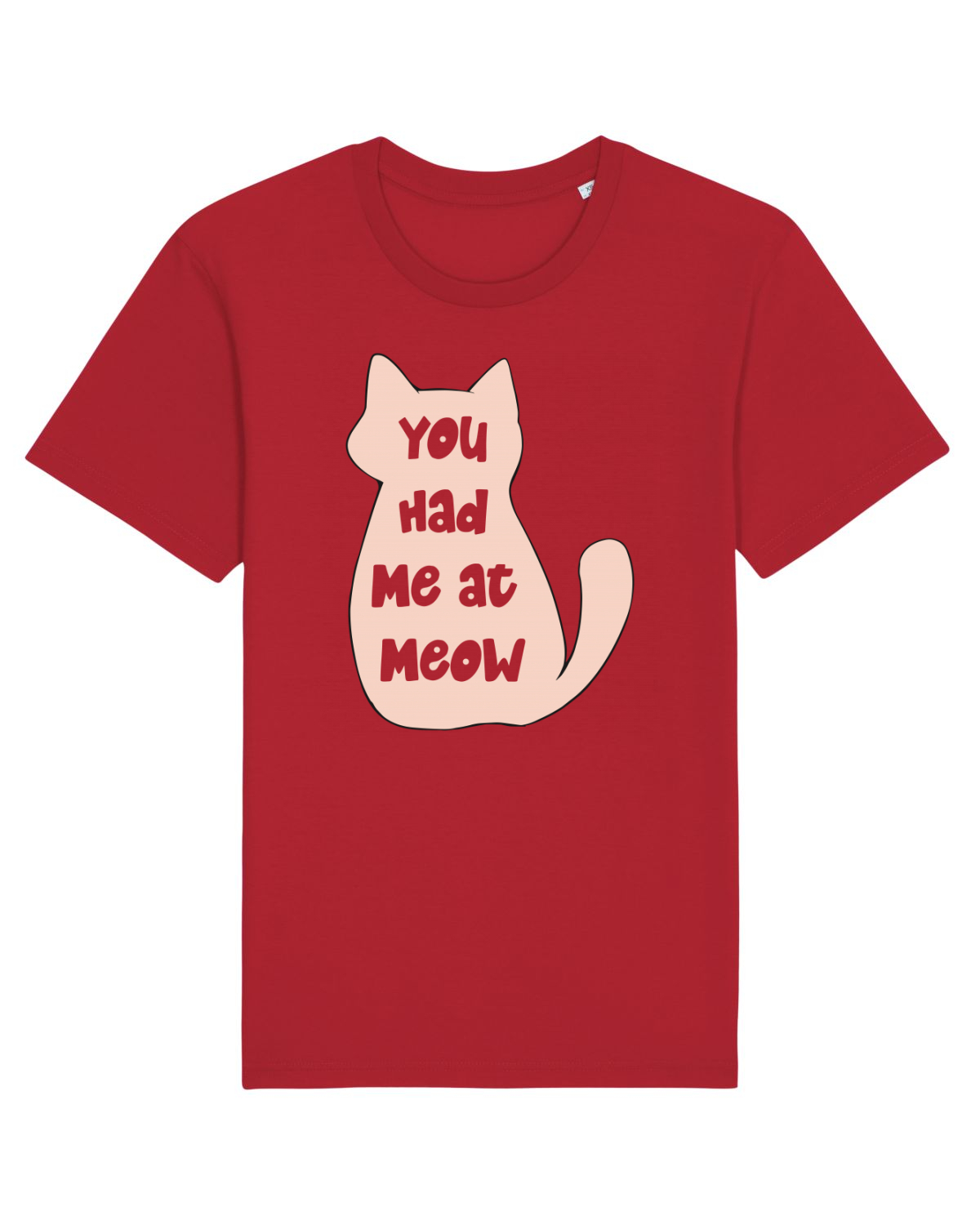 Tricou mânecă scurtă Unisex Rocker Red