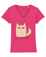 You'll be Fine Maybe Tricou mânecă scurtă guler V Damă Evoker