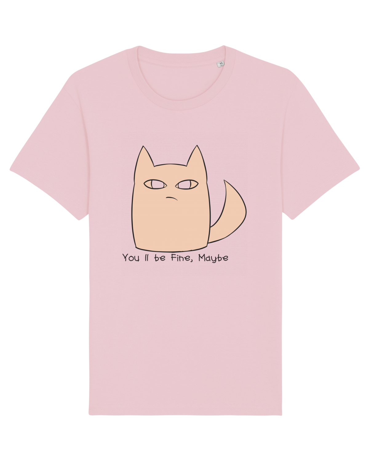 Tricou mânecă scurtă Unisex Rocker Cotton Pink