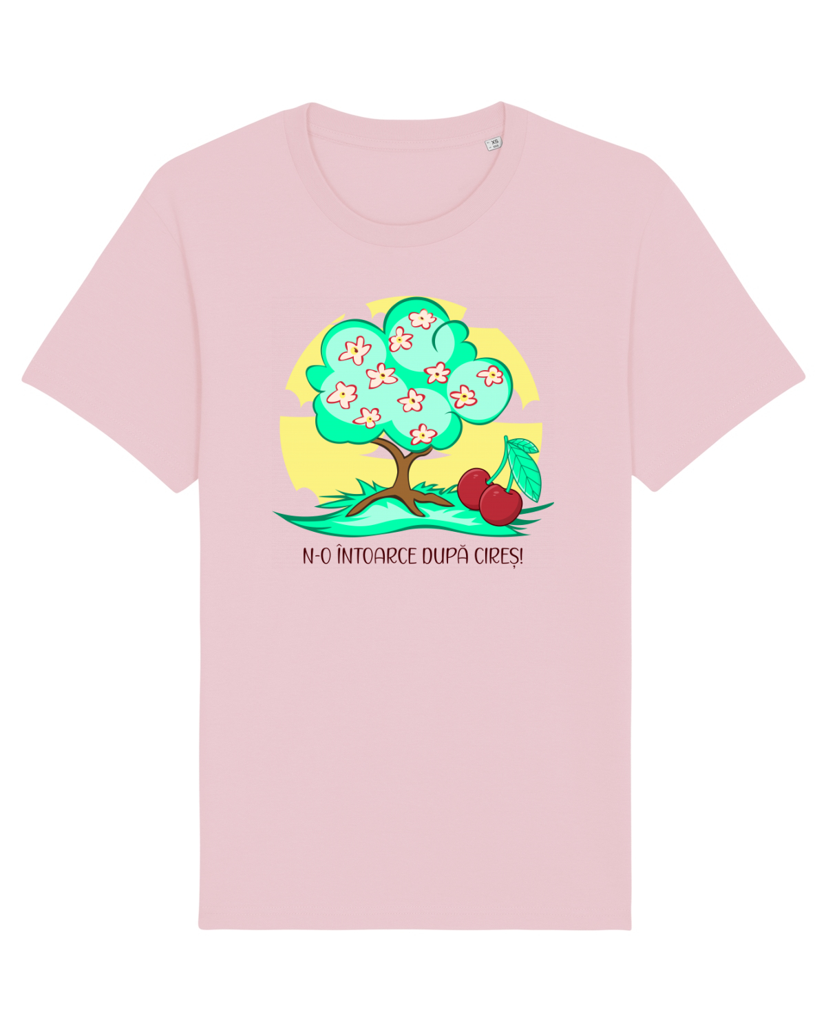 Tricou mânecă scurtă Unisex Rocker Cotton Pink