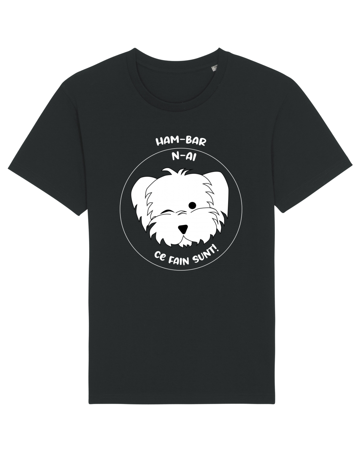 Tricou mânecă scurtă Unisex Rocker Black