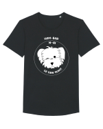 Ham-bar n-ai ce fain sunt! Tricou mânecă scurtă guler larg Bărbat Skater