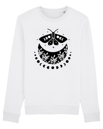 Mystic Moth Black White