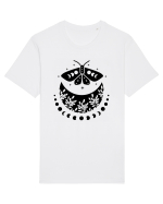 Mystic Moth Black Tricou mânecă scurtă Unisex Rocker
