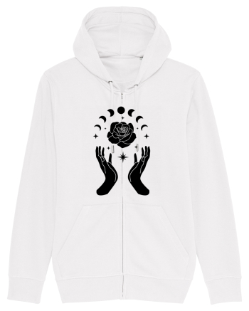 Mystic Moon Phases Black White