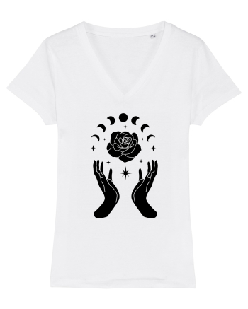 Mystic Moon Phases Black White