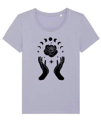 Mystic Moon Phases Black Lavender