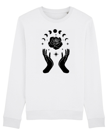 Mystic Moon Phases Black White