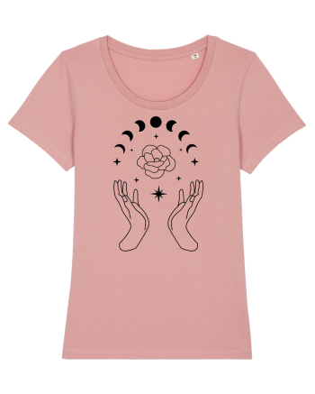 Mystic Moon Phases Hands Canyon Pink