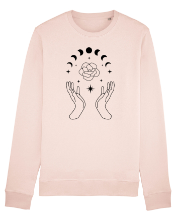 Mystic Moon Phases Hands Candy Pink