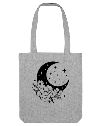 Mystic Moon Flowers bw Heather Grey
