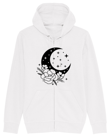 Mystic Moon Flowers bw White