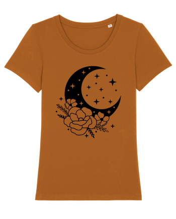 Mystic Moon Flowers bw Roasted Orange