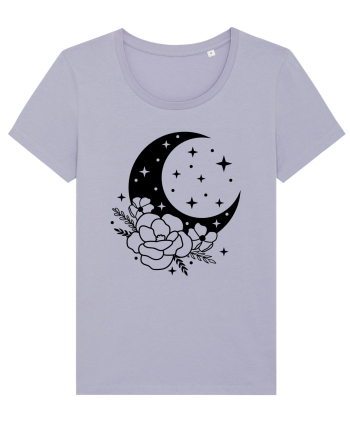 Mystic Moon Flowers bw Lavender
