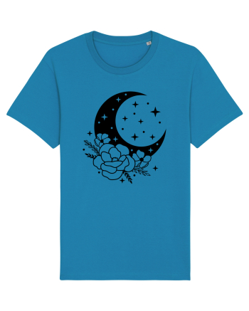 Mystic Moon Flowers bw Azur