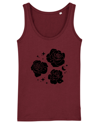 Mystic Flowers Black Burgundy