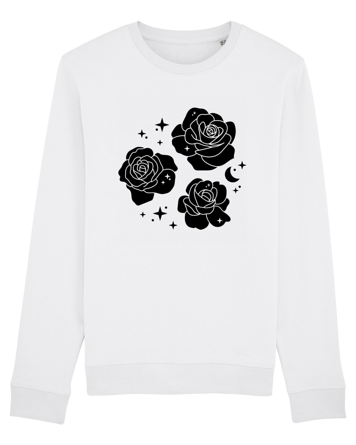 Bluză mânecă lungă Unisex Rise White