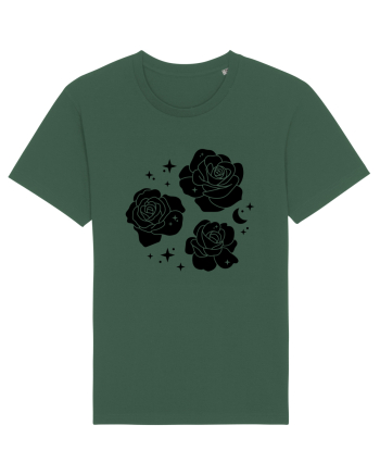 Mystic Flowers Black Bottle Green