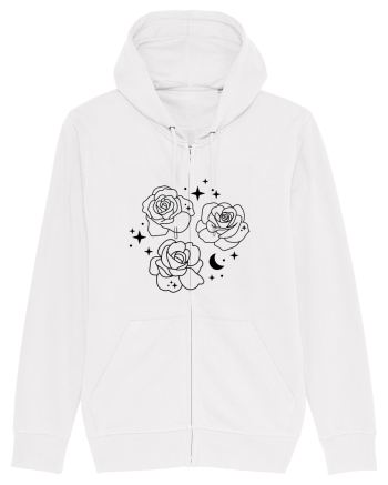 Mystic Flowers bw White