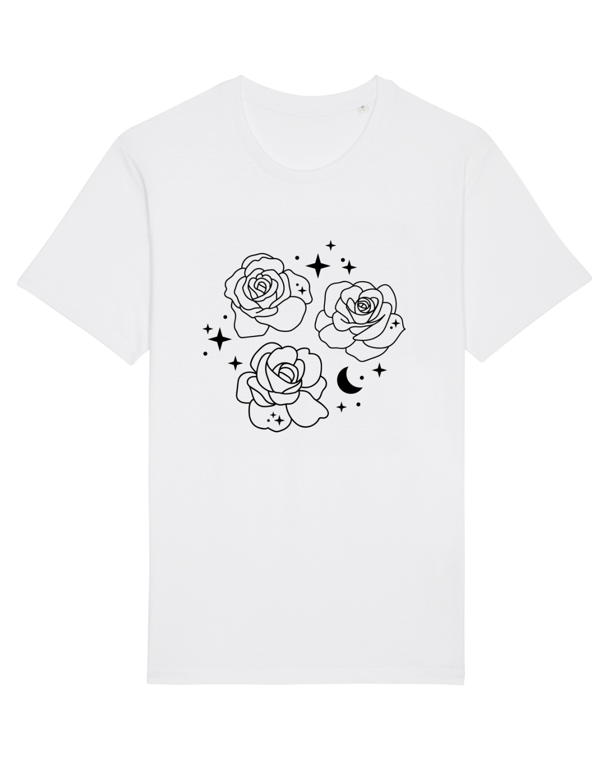 Tricou mânecă scurtă Unisex Rocker White