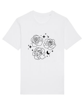Mystic Flowers bw White