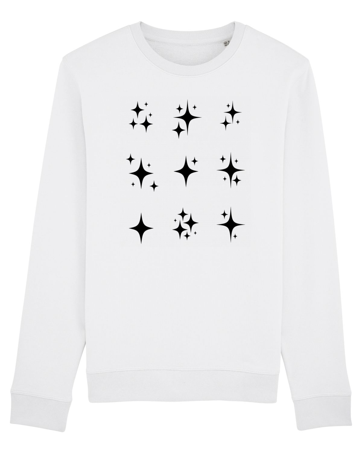 Bluză mânecă lungă Unisex Rise White