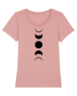Moon Phases Tricou mânecă scurtă guler larg fitted Damă Expresser
