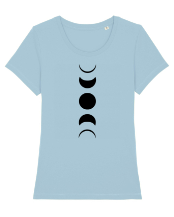 Moon Phases Sky Blue