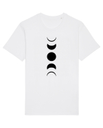 Moon Phases Tricou mânecă scurtă Unisex Rocker