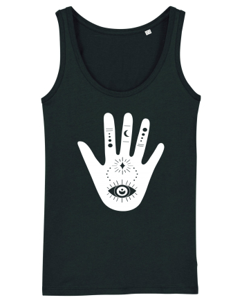 Esoteric Hand with Eye white Black
