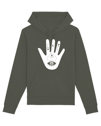 Esoteric Hand with Eye white Khaki