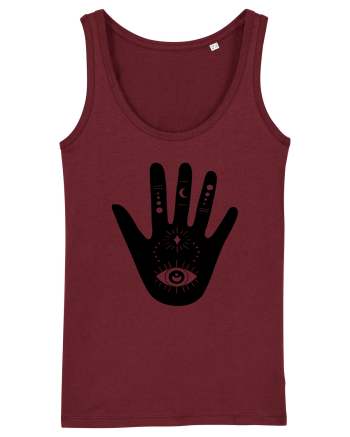 Esoteric Hand with Eye Black Burgundy