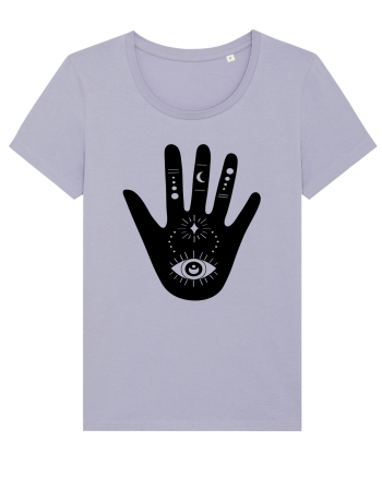 Esoteric Hand with Eye Black Lavender