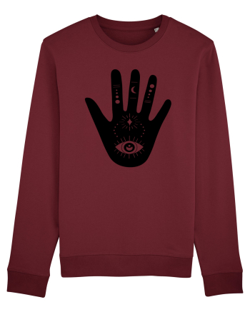 Esoteric Hand with Eye Black Burgundy