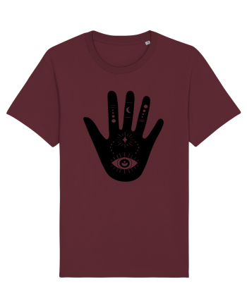 Esoteric Hand with Eye Black Burgundy