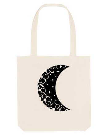 Moon With Flowers black Natural