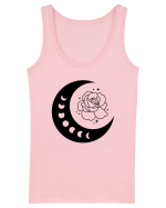 Celestial Moon Phases Flowers bw Maiou Damă Dreamer