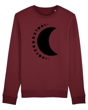 Fazele Lunii Moon Phases Black Burgundy